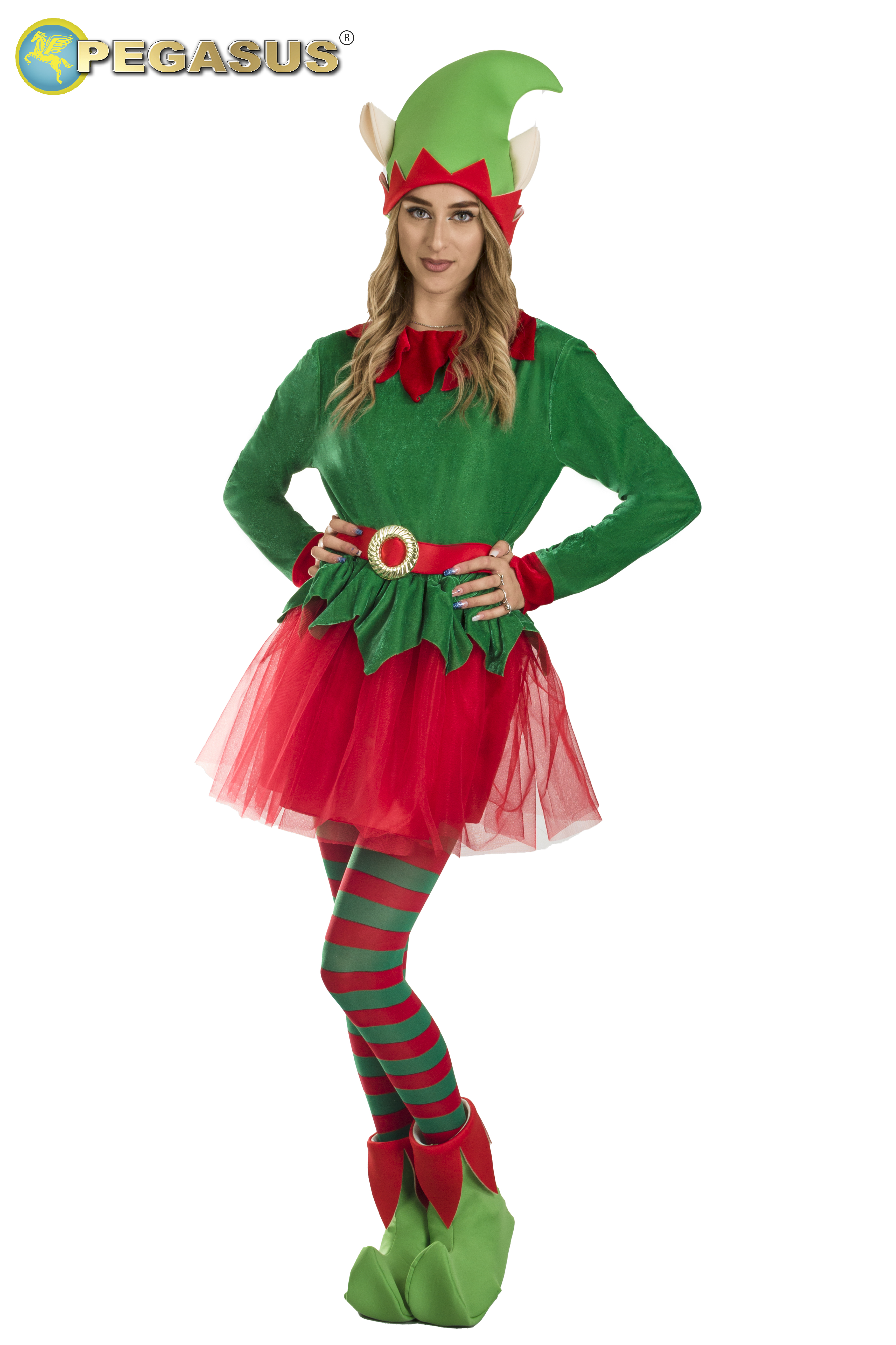 Costume da Elfetta di babbo natale donna